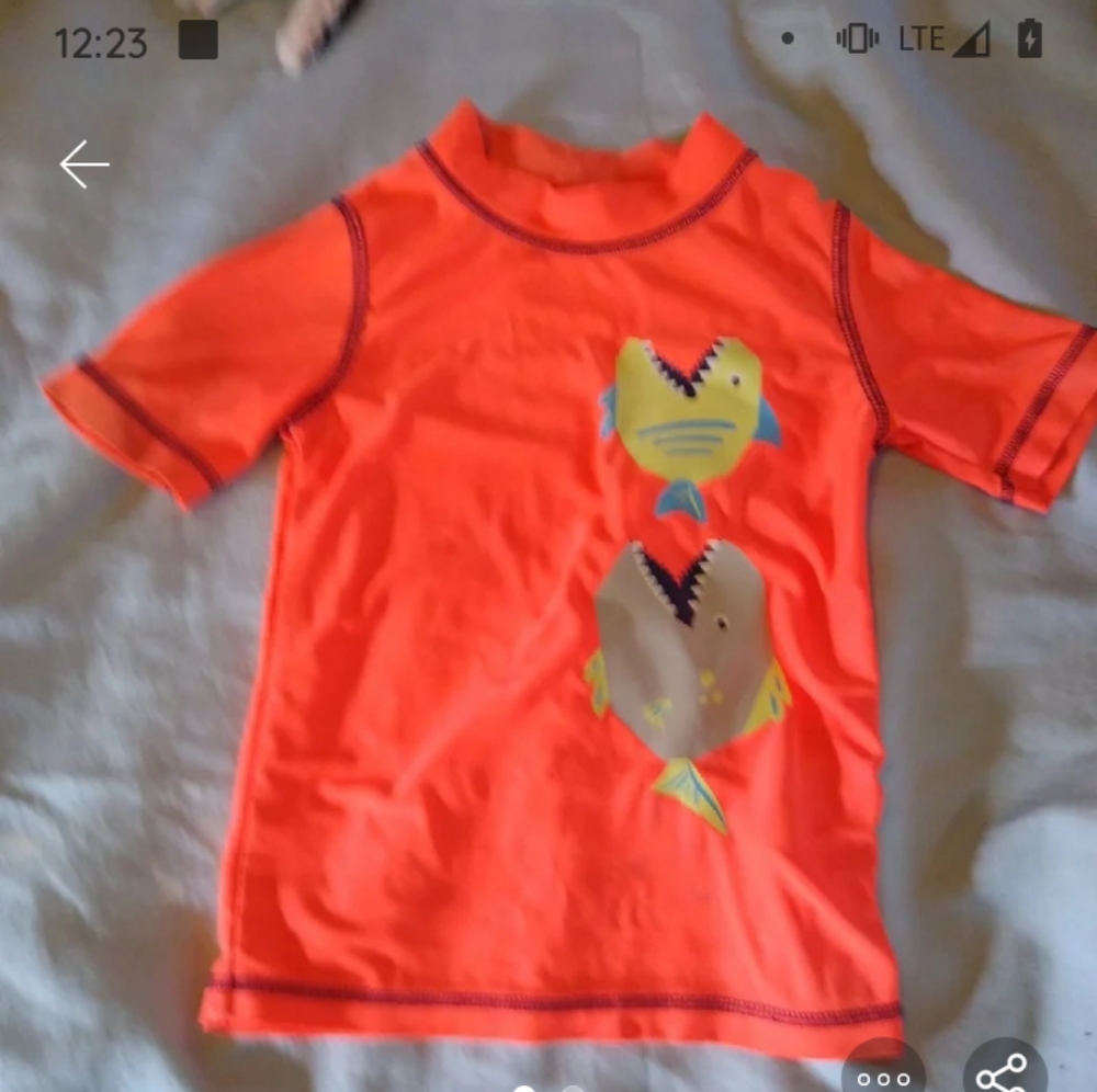 Boys swim shirt